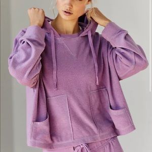 free people movement radiant hoodie (matching set)